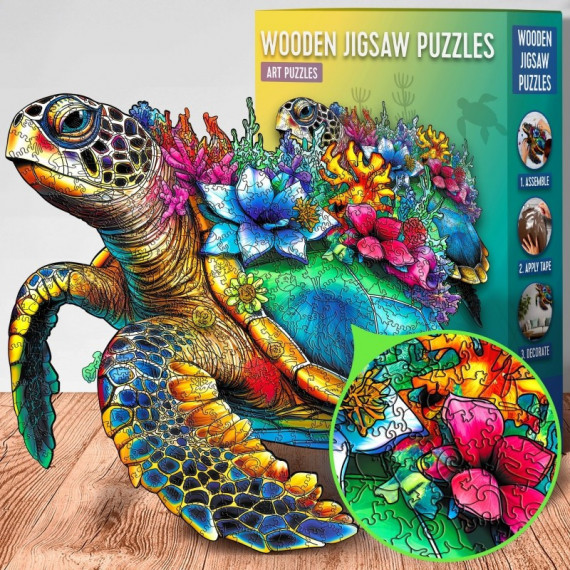 Puzzle de Madera Tortuga 300 piezas