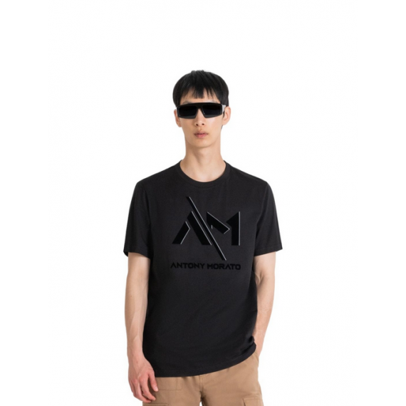 Camiseta ANTONY MORATO Negra Logotipo Frontal