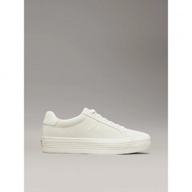 Vulc Flatform Laceup Low Mg S Creamy Whi  CALVIN KLEIN