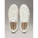 Vulc Flatform Laceup Low Mg S Creamy Whi  CALVIN KLEIN