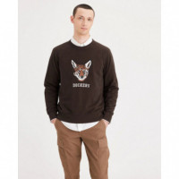 Jerséis y Sudaderas Sudadera Dockers® Regular Fit Coffee Brown  DOCKERS