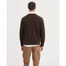 Jerséis y Sudaderas Sudadera Dockers® Regular Fit Coffee Brown  DOCKERS