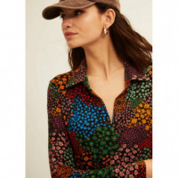 Camisas Camisa XANTIK Hot Ditsy Print