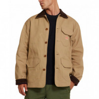 Chaquetas Hombre Chaqueta DEUS EX MACHINA Barn Khaki