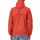 Chaquetas Hombre Chaqueta K-WAY Le Vrai 3.0 Claude Red Pompeian