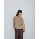 Chaquetas Mujer Chaqueta YERSE Gabrielle Handmade Reversible Ocre