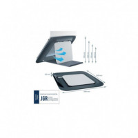 Soporte LEITZ Sobremesa para Notebook Ergonomico 13-17 Grey