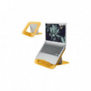 Soporte LEITZ Sobremesa para Notebook Ergonomico 13-17 Yellow