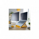 Soporte LEITZ Sobremesa para Notebook Ergonomico 13-17 Yellow