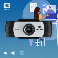 Webcam NGS Xpress Cam 720P HD USB White/black