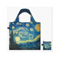 LOQI Vg.sn.r Bolsa Plegable Vincent Van Gogh Noche Estrellada 50X42CMS/ hasta 20KG de Carga