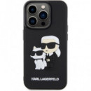 KARL LAGERFELD Funda Tpu Iphone 15 Pro Max Diseño KARL LAGERFELD con Gato