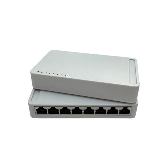 SURMEDIA GMS108 Switch Ethernet 8 Puertos Gitabit 1000 mBPS 2K/8K