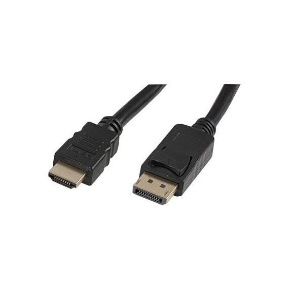 SURMEDIA DPHD15 Cable Dp a HDMI M-m 1,50 Mtrs. 4K 30HZ  Conexiones Doradas