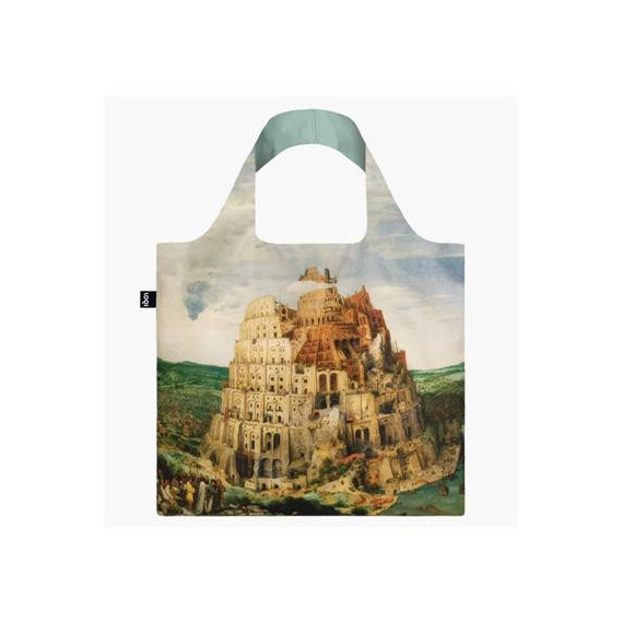 LOQI Pb.tb Bolsa Plegable Pieter Bruegel Torre de Babel 50X42CMS/ hasta 20KG