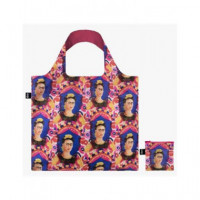 LOQI Fk.tf Bolsa Plegable Recicable Frida Khalo el Marco 50X42CMS/ hasta 20KGS