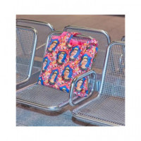 LOQI Fk.tf Bolsa Plegable Recicable Frida Khalo el Marco 50X42CMS/ hasta 20KGS