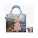 LOQI Fk.sf Bolsa Plegable Frida Khalo Retrato entre Mexico y Estados Unidos 1932 50X42CMS/HASTA 20KG