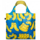 LOQI Sb.br Bolsa Plegable Reutilizable Bad Bananas