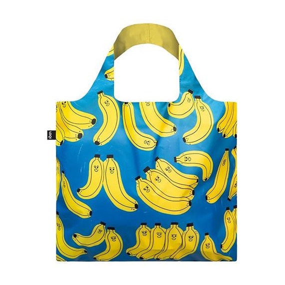 LOQI Sb.br Bolsa Plegable Reutilizable Bad Bananas