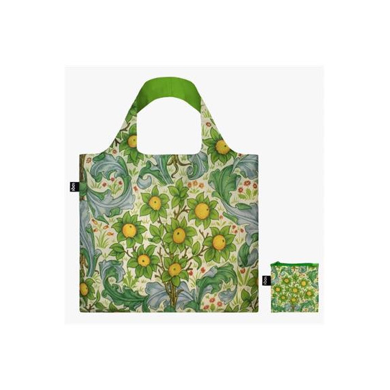 LOQI Wm.or Bolsa Plegable William Morris Orchad 50X42CMS/ hasta 20KG