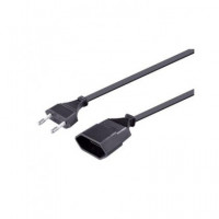 Cable Extensor Corriente Europeo 3MTRS Negro  LALO