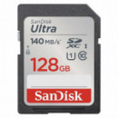 SANDISK TARJETA ULTRA SDXC 128GB 140MB/S UHS-I