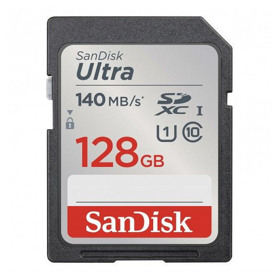 SANDISK TARJETA ULTRA SDXC 128GB 140MB/S UHS-I