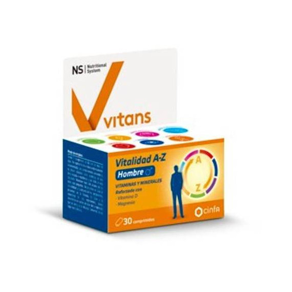 Ns Vitans Vitalidad A-z Hombre 30 Comprimidos  CINFA