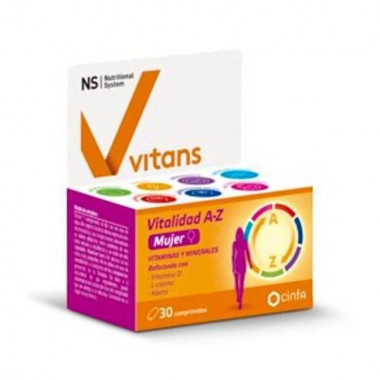 Ns Vitans Vitalidad A-z Mujer 30 Comprimidos  CINFA