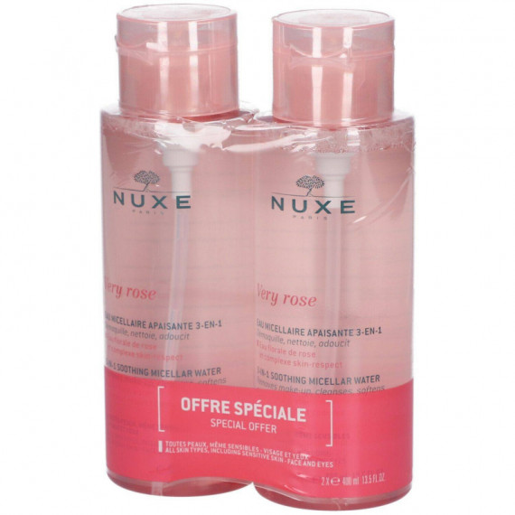 NUXE VERY ROSE DUPLO AGUA MICELAR 400 ML