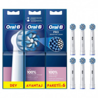 Oral-b Pack Recambio Cepil Electr Sensiti 6 Ud  PROCTER & GAMBLE