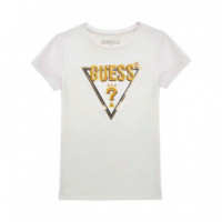 Camiseta de Punto con Lentejuelas Kids  GUESS