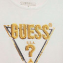 Camiseta de Punto con Lentejuelas Kids  GUESS