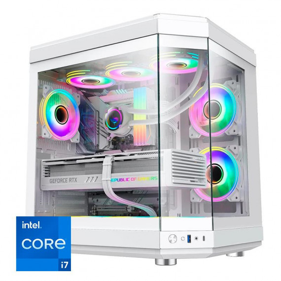 Ordenador Gaming Hype Rgb I7 13700K/64 DDR5/2TB NVME/REF.LIQ/900W White  GM