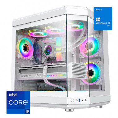 Ordenador Gaming Hype Rgb I9 13900K/64 DDR5/2TB NVME/REF.LI/900W/W11P White  GM