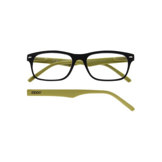 ZIPPO Gafas de Lectura Negro/verde +1.50 31Z-B3-GRE150