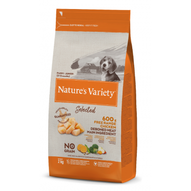 Nv Dog Selected Jr. Pollo 10 Kg  NATURE'S VARIETY