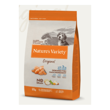 Nv Dog Original Ng Jr. Salmon 10 Kg  NATURE'S VARIETY