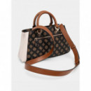 Bolso de Mano Evelune con Logotipo Integral de GUESS