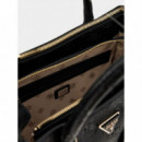 Bolso de Mano Cresidia con Logotipo Integral de GUESS