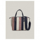 Bolsos Poppy Small Tote Stripe  TOMMY HILFIGER