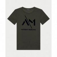 Camiseta  Verde Militare Scuro Junior  ANTONY MORATO