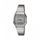 CASIO Coleccion LA670WEA-7EF Reloj Digital, Acero Inoxidable, Fecha, Alarmas, Resistente Al Agua