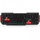 Pack 4 en 1 MARS GAMING MRCP1 Teclado, Cascos, Ratón 2800DPI y Alfombrilla 35X25CM