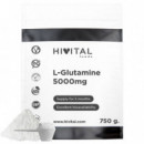 Hv-  L-glutamina  5000 Mg | 750 Gramos de Polvo Vegano  HIVITAL