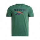 Camiseta Identity con Logo Grande  REEBOK