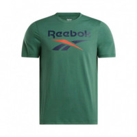 Camiseta Identity con Logo Grande  REEBOK