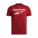 Camiseta Identity con Logo Grande  REEBOK