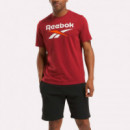 Camiseta Identity con Logo Grande  REEBOK